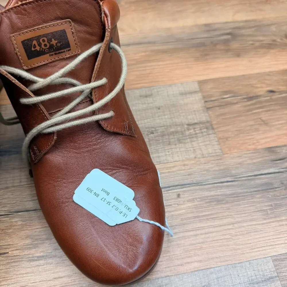 48+hours  size US 8 Eu 40 Chukka size Boots Extralight Brown Leather